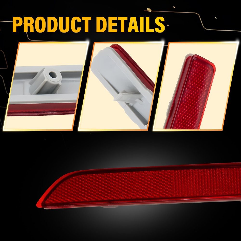 2PCS Rear Red Bumper Reflectors Light for 2020-2022 Sentra Nissan SR SV S 2.0L
