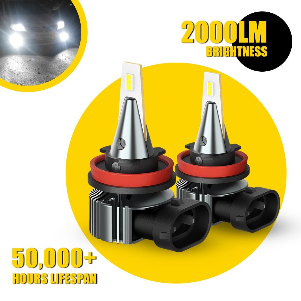 H11/H8/H9 100W CANBUS LED Fog Conversion Driving Light Bulb Lamp HID 6500K White