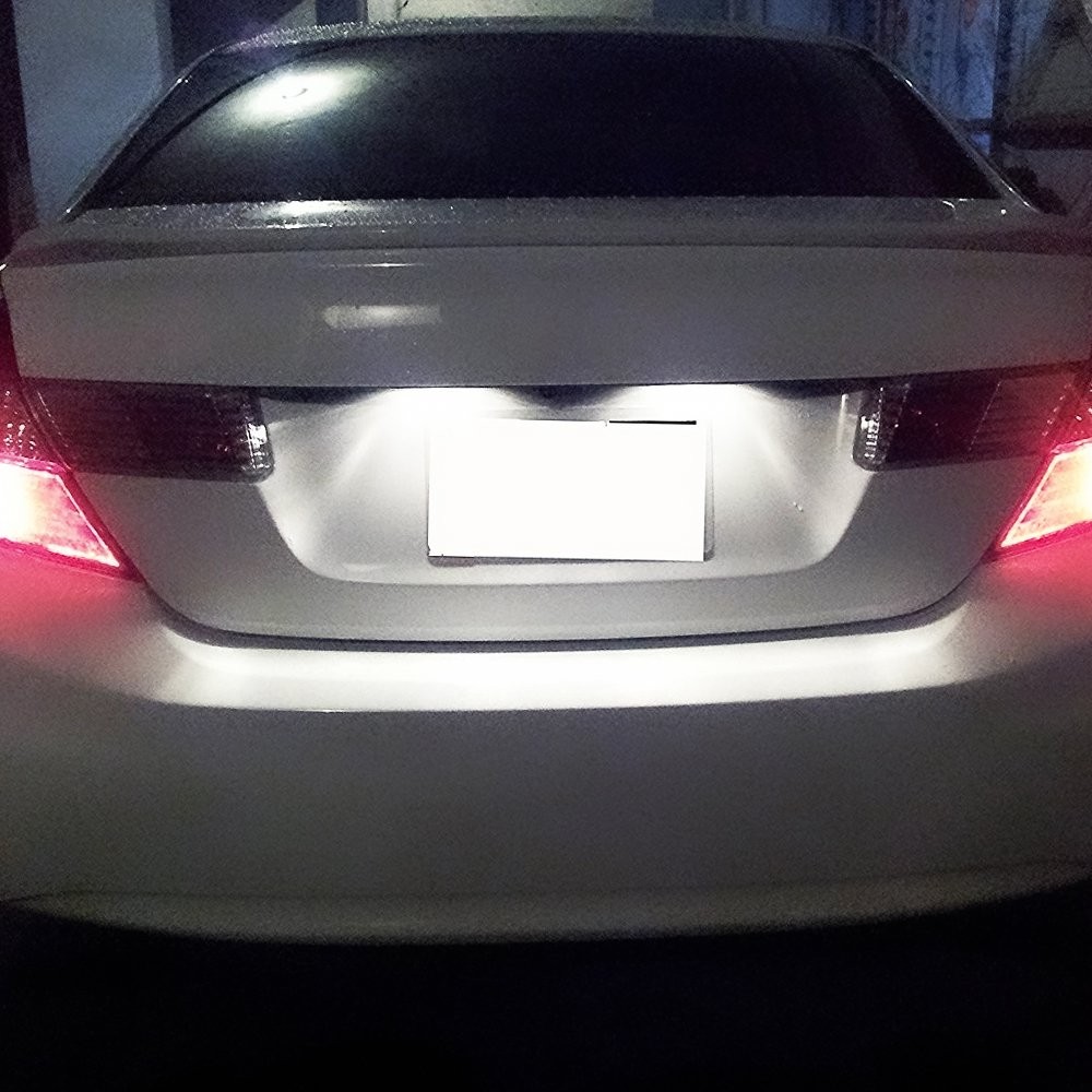 18 LED License Plate Light For Honda Civic Accord Odyssey Acura TL RL TSX MDX