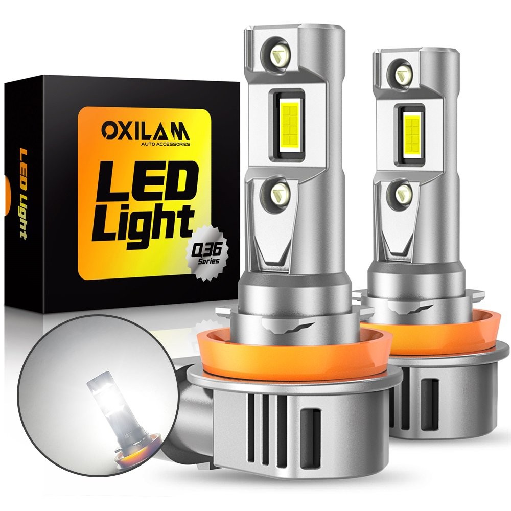 2X LED Headlight H11 High Beam Low Beam Bulb Super Bright 6500K Xenon White EAAE
