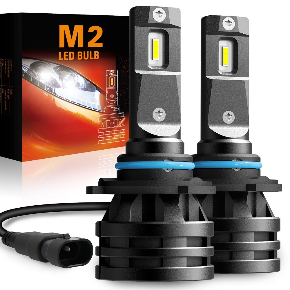 AUXITO 9005 9006 9012 HB3 HB4 Headlight LED High Beam Low Beam Bulb White 6000K