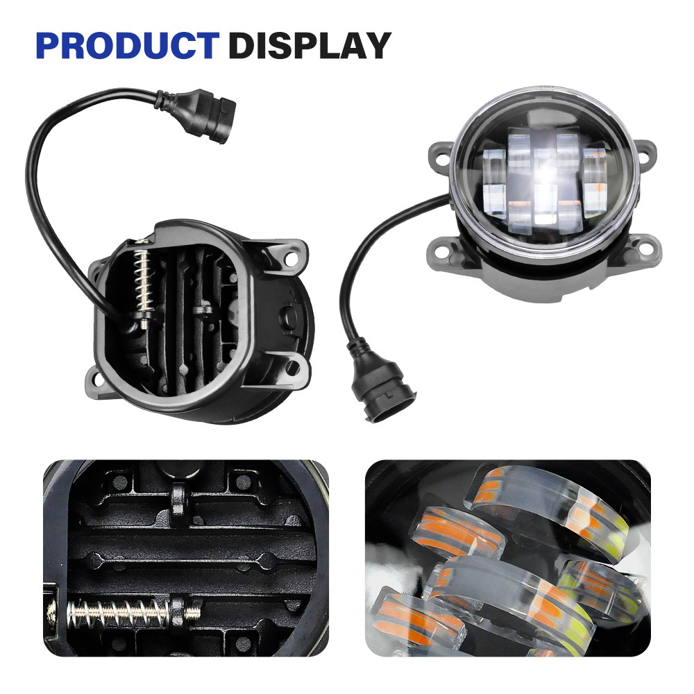 For 2011-2015 Ford Explorer Fog Lights Driving Bumper Lamps Replacement Pair US