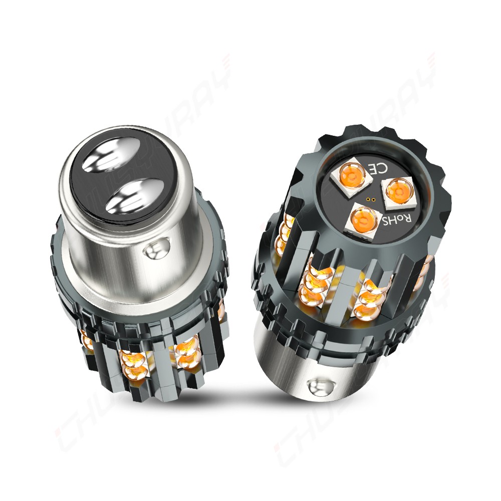 1157 2357 Amber Yellow LED Turn Signal Light Bulb For 1990-1997 Mazda MX-5 Miata