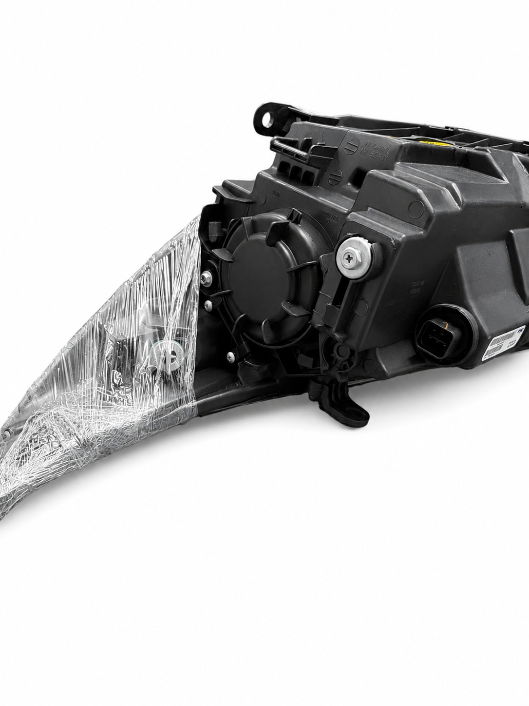New TYC CAPA Right Passenger Headlight Assembly Black Housing Clear Lens