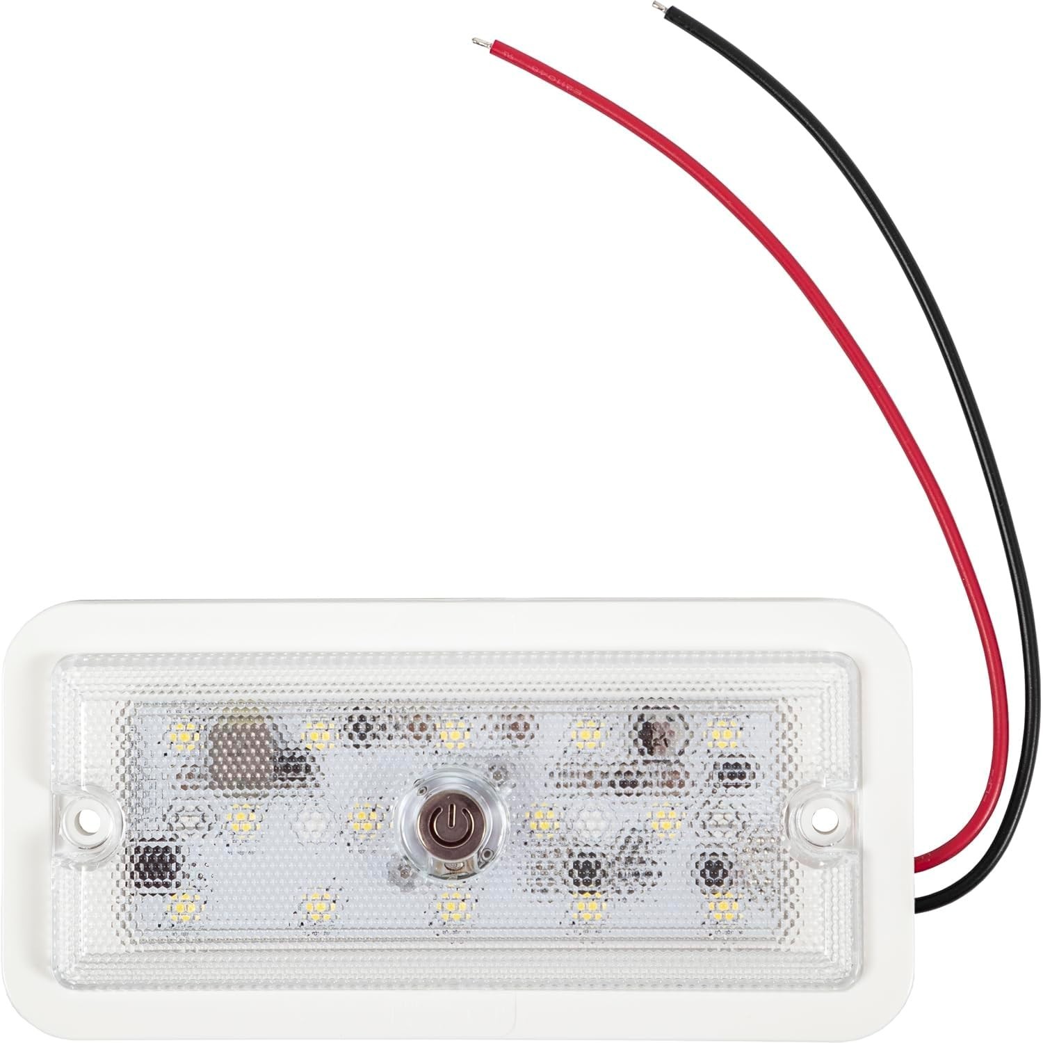Buyers 5626337 5.8 Inch Rectangular LED Interior Dome Light with Built-In Switch