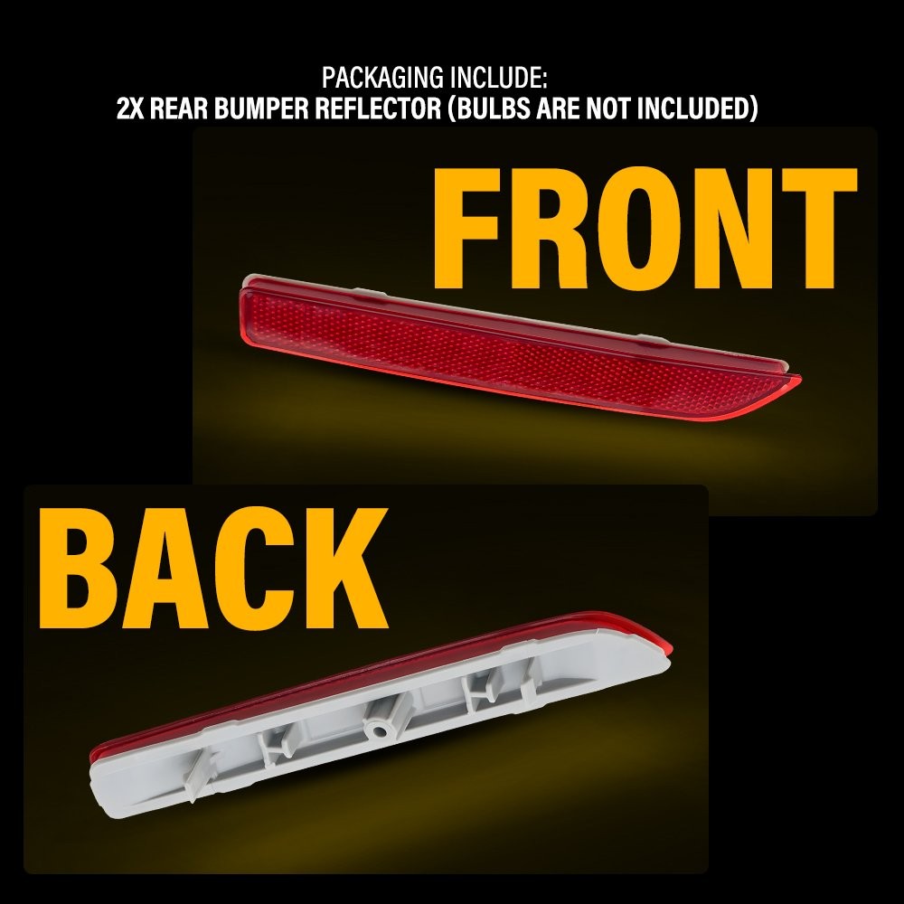 2PCS Rear Red Bumper Reflectors Light for 2020-2022 Sentra Nissan SR SV S 2.0L