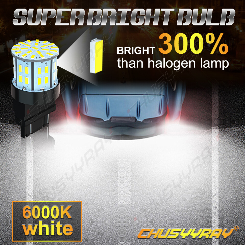 1000LM White 3156 3157 LED Reverse Backup Light Bulb For 2015-2021 Ford Mustang