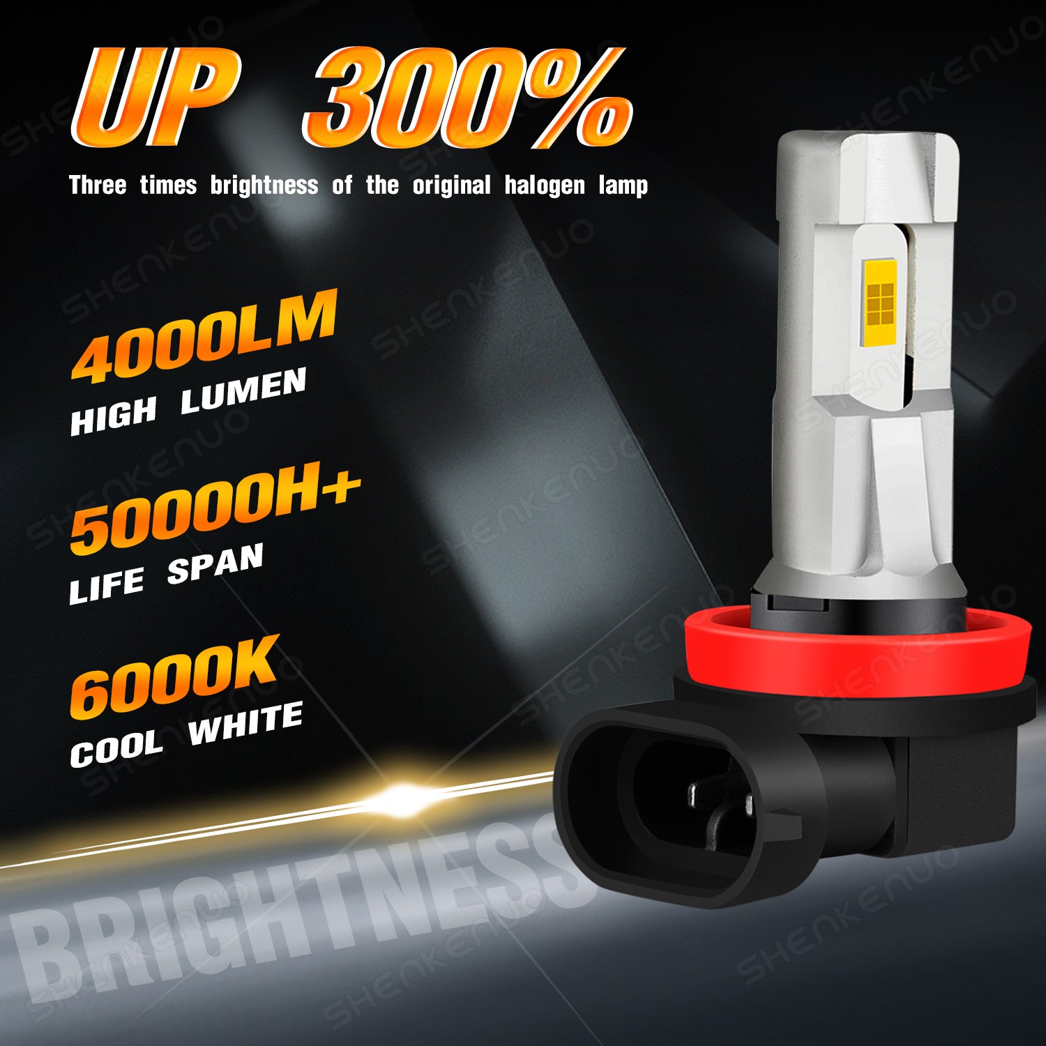 For Nissan Altima 2007-2018 Combo LED Headlight Low/ Fog light bulbs 6000K 2x