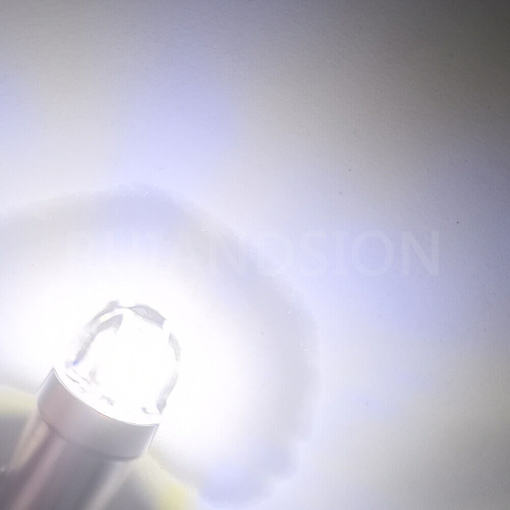 4pcs White BA9S T4W 3030 2 LED Side Parking Light Bulb 200LM DC 12V Non-polarity