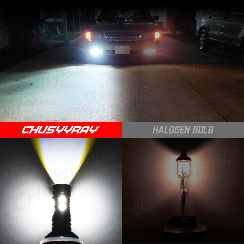 2 pack 881 LED Fog Light Driving Bulbs 862 886 889 894 896 898 Xenon White 6000K