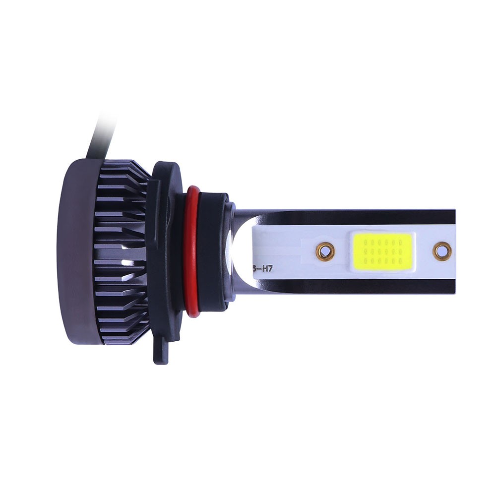 9005 9006 LED Headlights Kit Combo Bulbs 6500K High Low Beam Super White Bright