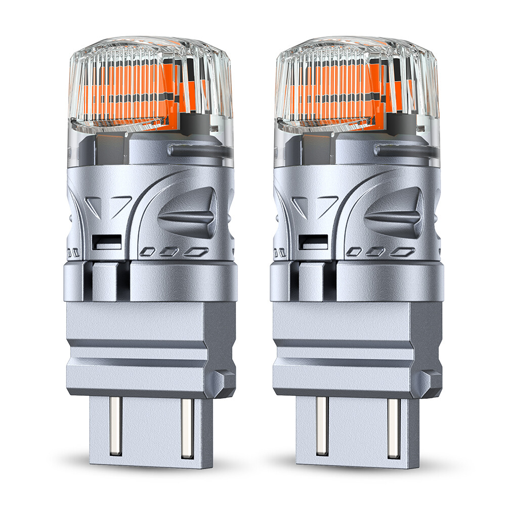 CANBUS 3157 3156 LED Bulbs Amber Yellow with Built-in Resistor Turn Signal Light