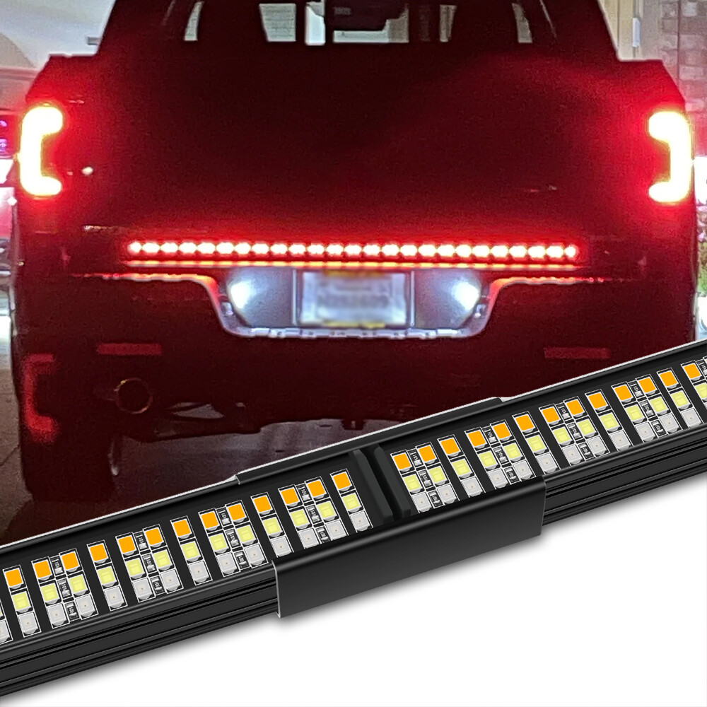 48″ LED Tailgate Strip Light Bar Brake Turn Signal 3-Row For Honda Ridgeline 06+