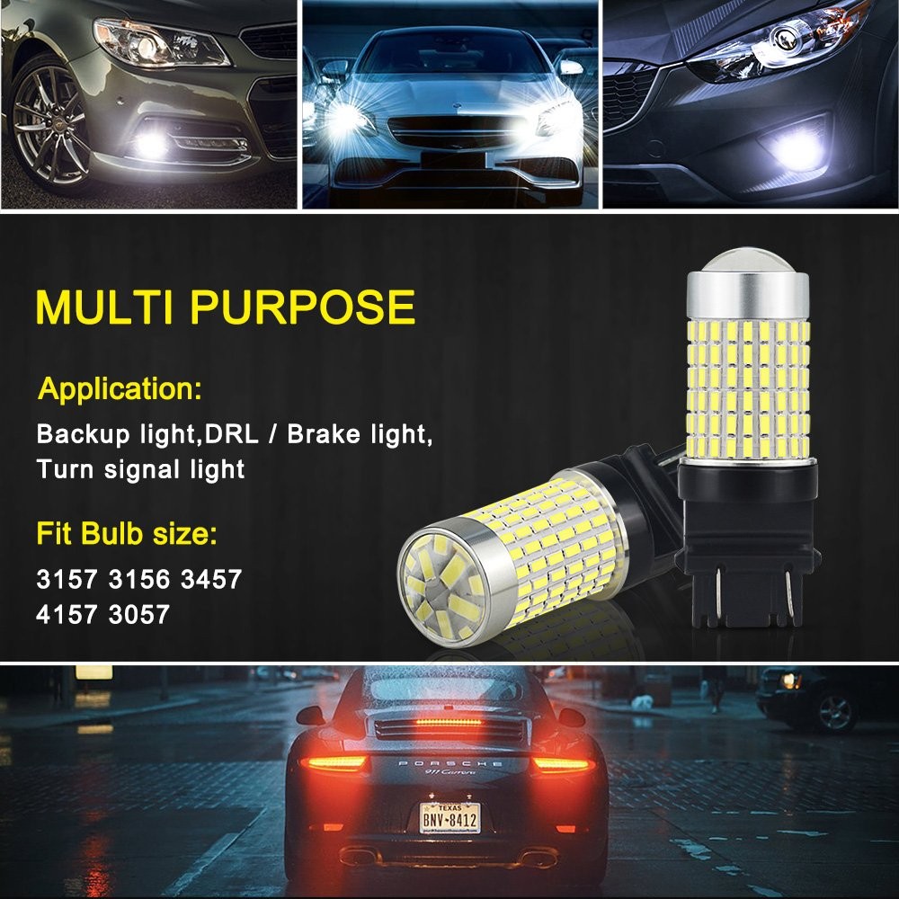 3157 LED White Daytime Running Light Bulb DRL For Chevy Silverado 1500 2000-2007