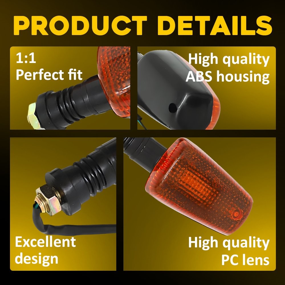 2-20 Turn Signal Indicator Blinker Light Front/Rear for Yamaha TW200 XT225 XT250