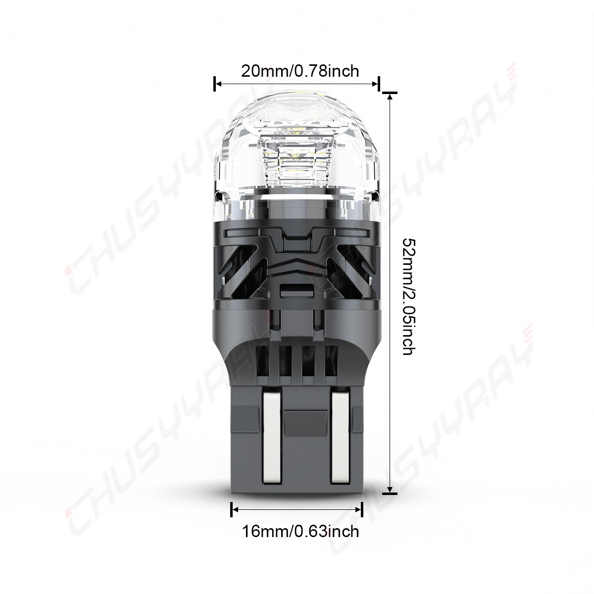 Amber High Power 16-SMD 7443 Switchback LED Bulbs FIT Turn Signal Lights