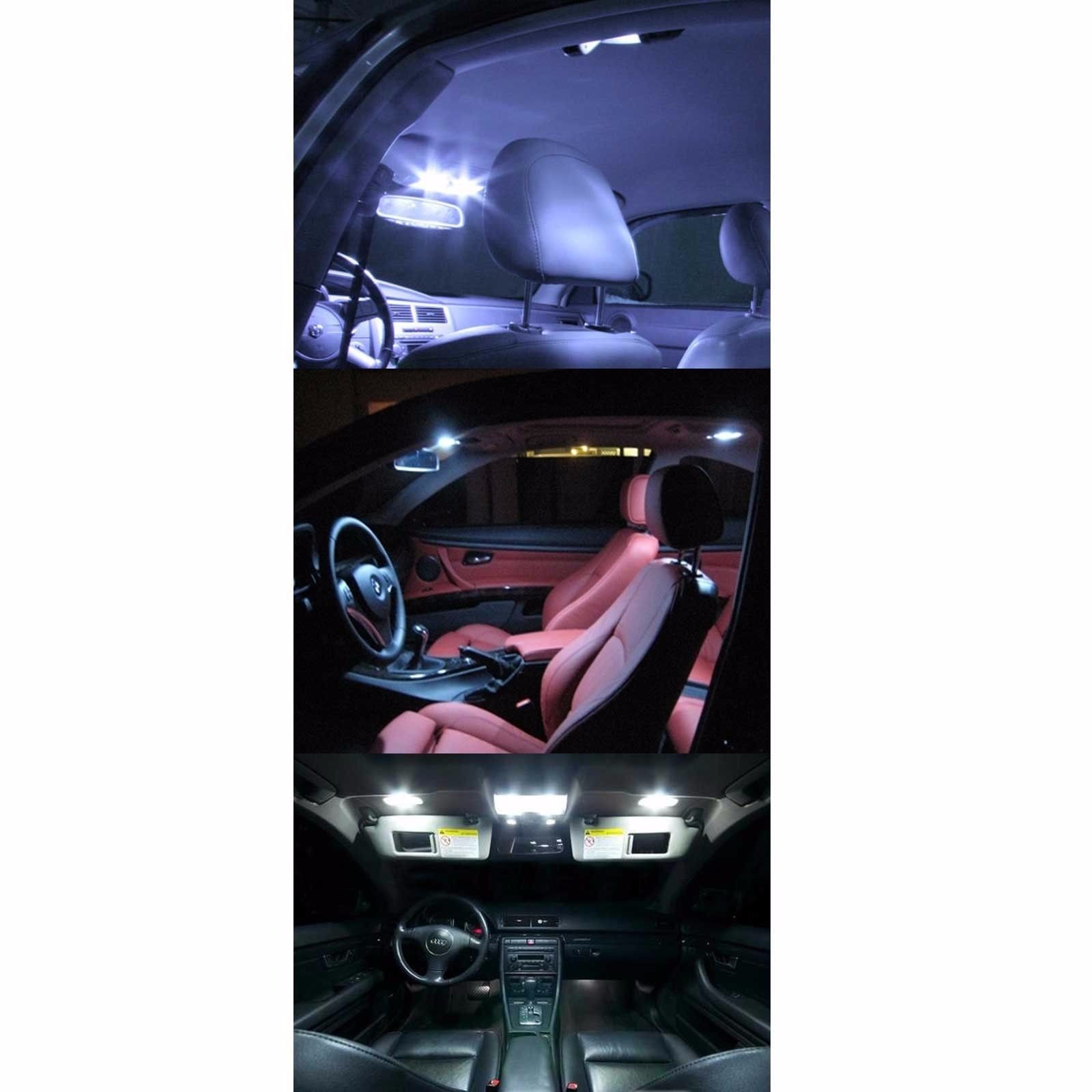 2 Pcs White 10-5730-Smd Car Led Signal Front Side Marker Light 2825 T10 194 168