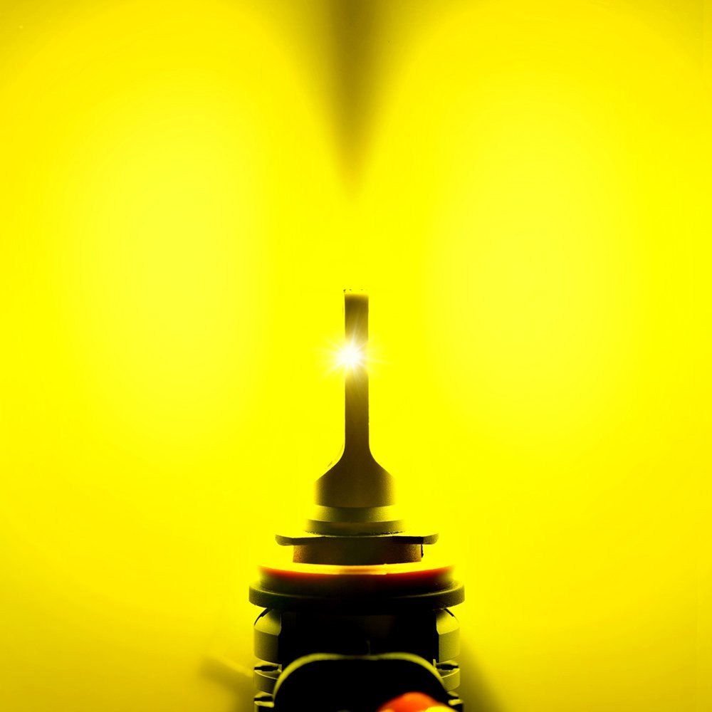 Switchback LED Fog Light Bulb H11 H8 H16JP Yellow 3000K + White 6000K Dual Color