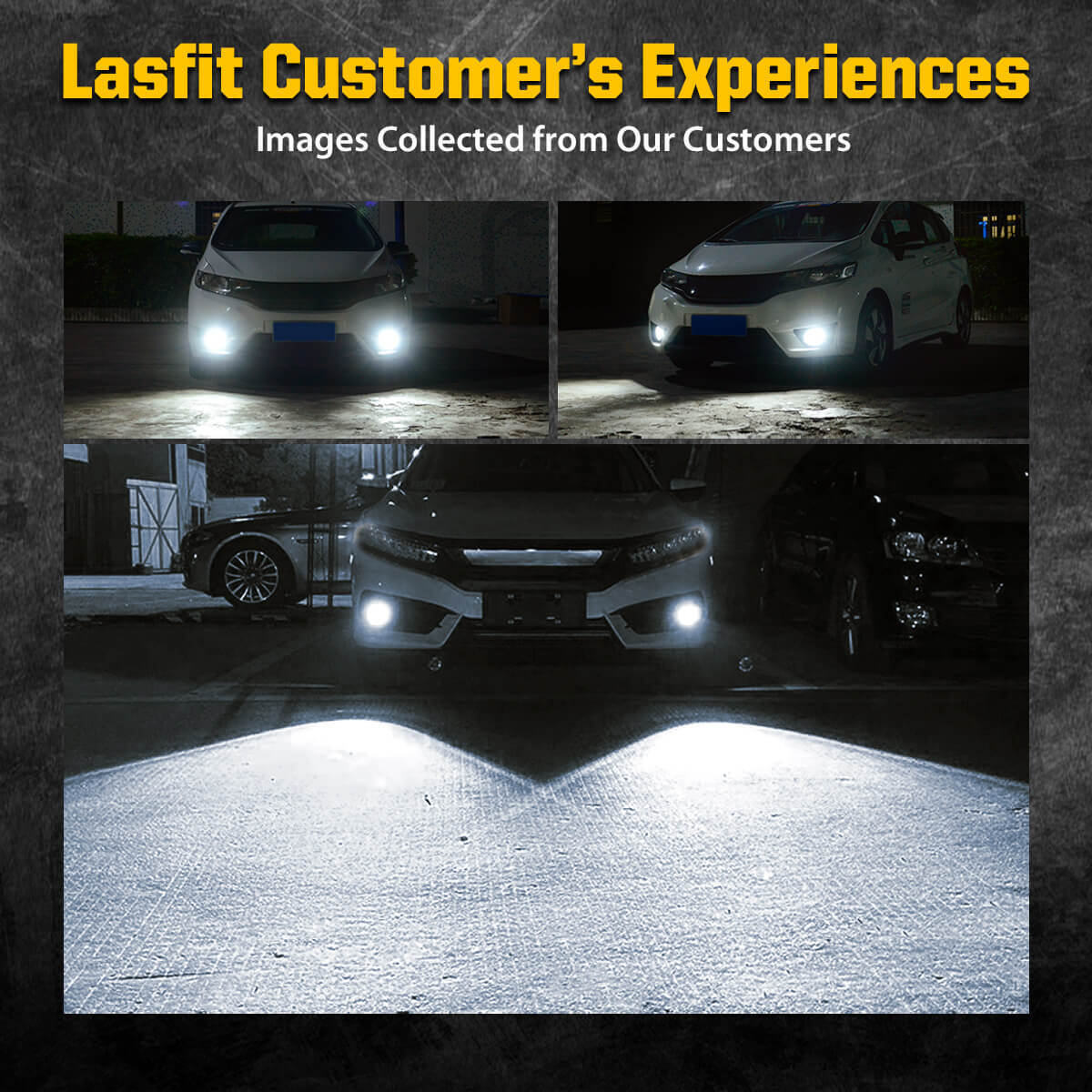 2pcs LED Fog Light Bulbs 880 881 899 Cool White 50W 6000K Conversion Kits