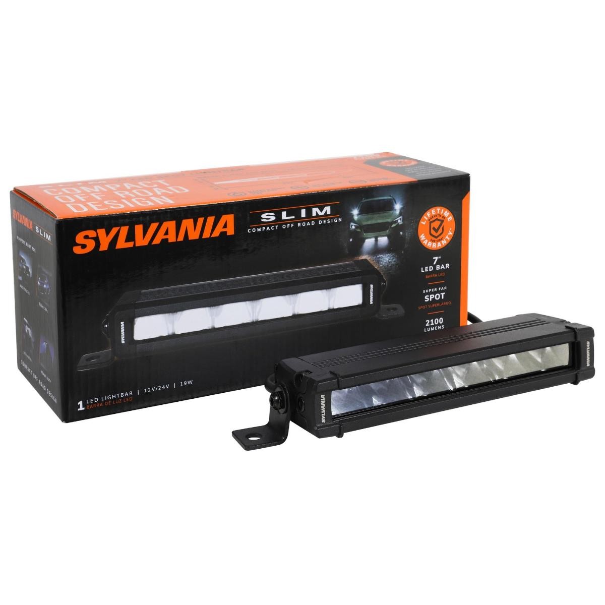 SYLVANIA – Slim 7 Inch LED Light Bar – Lifetime Limited Warranty – Spot Light