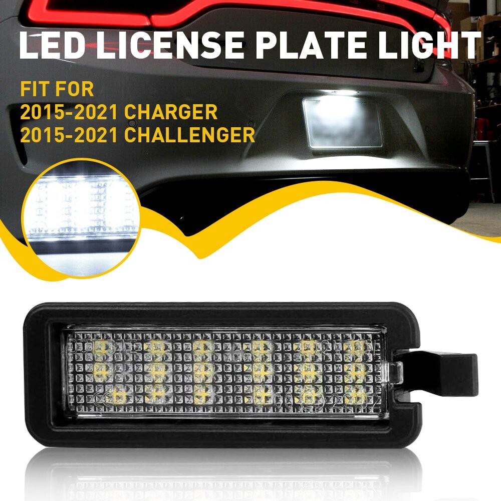 18LED 2015-2020 Plate Light License For 300 Dodge Bright Charger Challenger