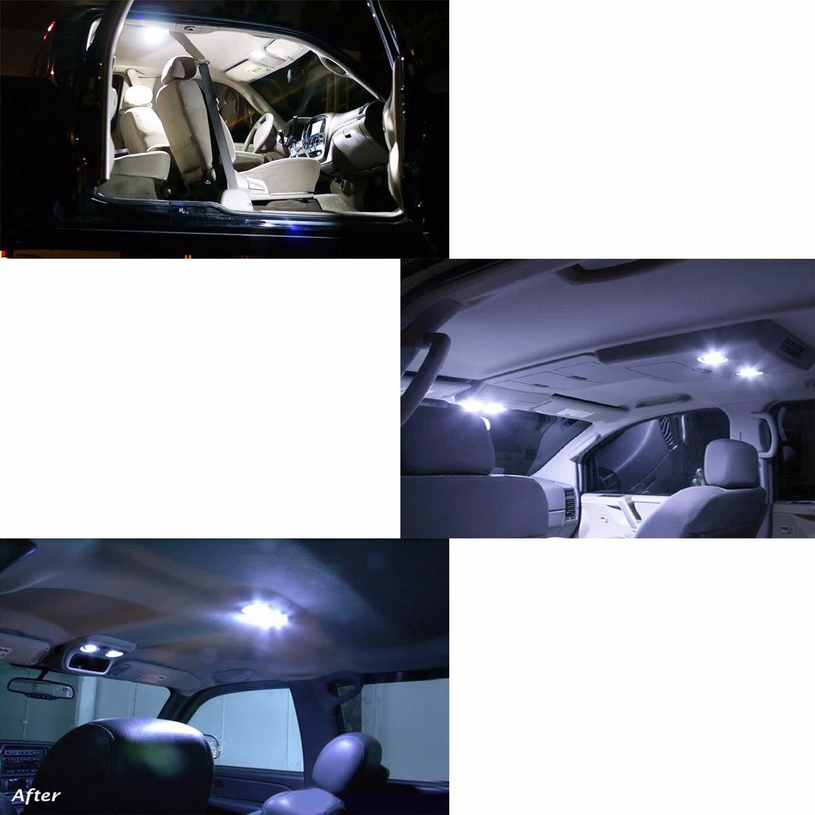 2 Pcs White 10-5730-Smd Car Led Signal Front Side Marker Light 2825 T10 194 168