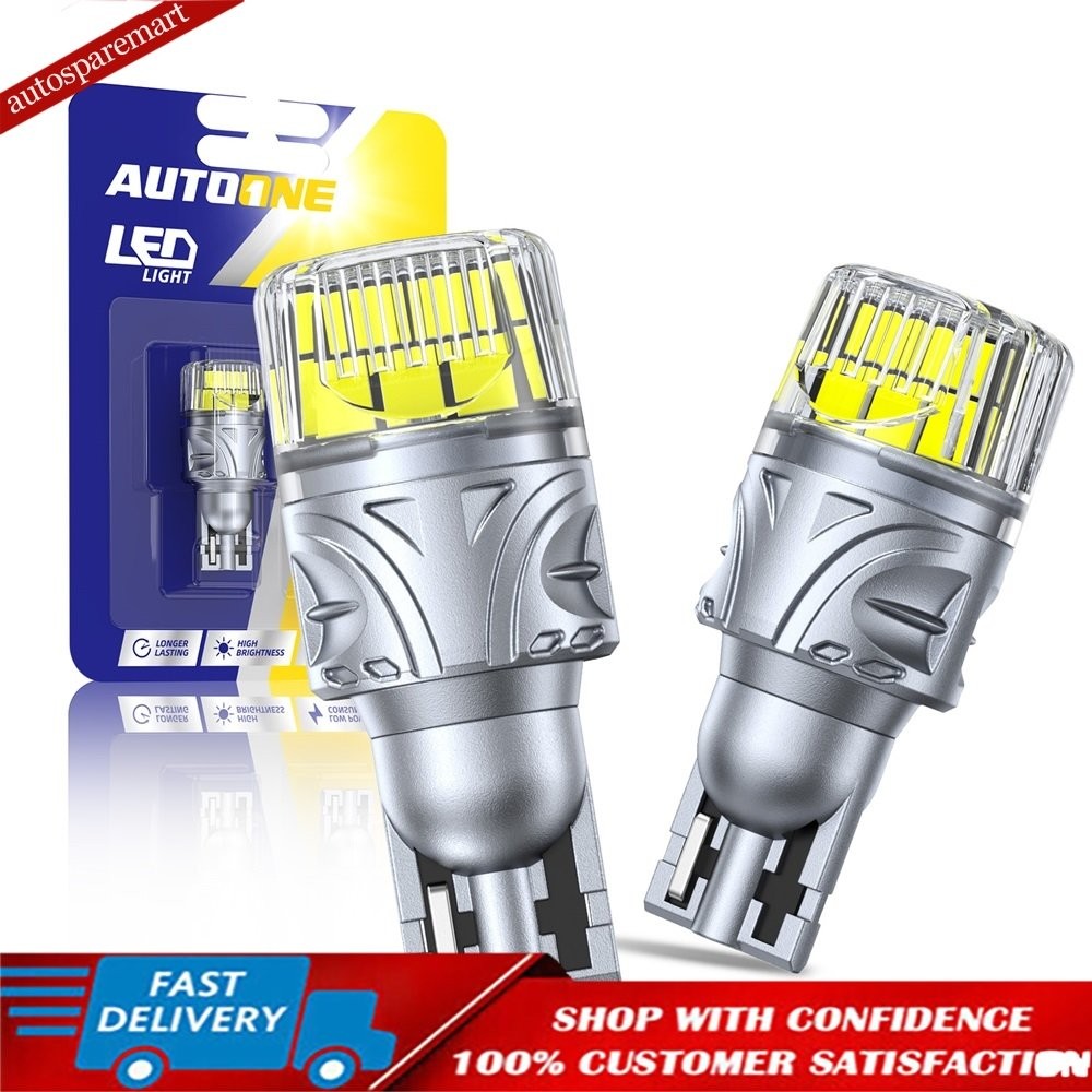 AUXITO LED Reverse Backup Light Bulbs T15 Silver Extremely Bright White 6000K