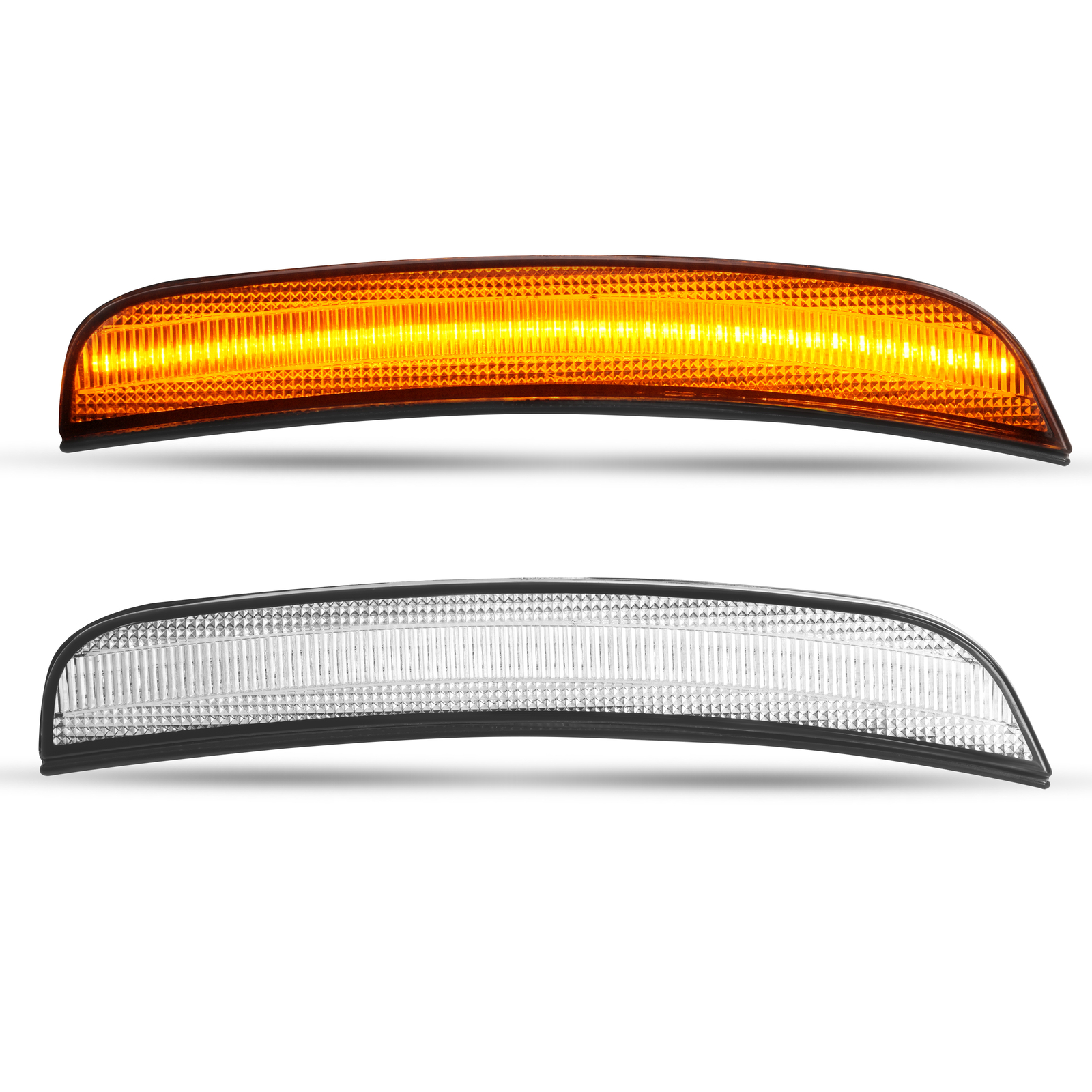 LED Front Left Right Bumper Side Marker Lights For Chrysler 300 2015-2023 Amber