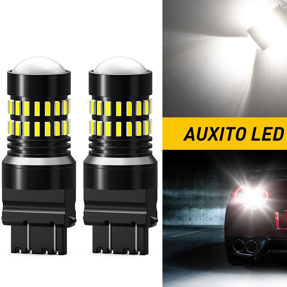 BRIGHT White 2X 3157 3156 LED Backup Reverse light Bulb 2400lm Fit Chevrolet GMC