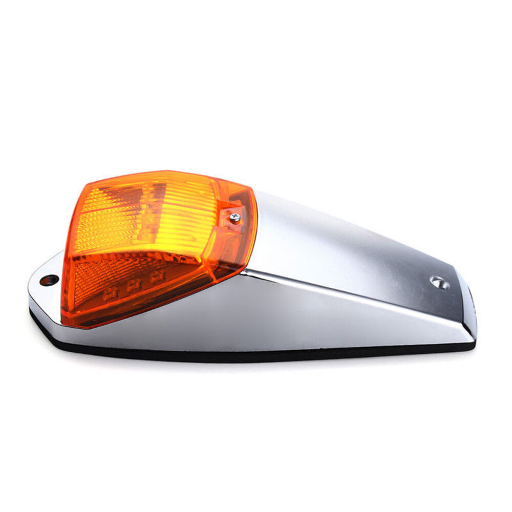 5x LED Amber Cab Roof Top Clearance Marker Running Light For Kenworth Peterbilt