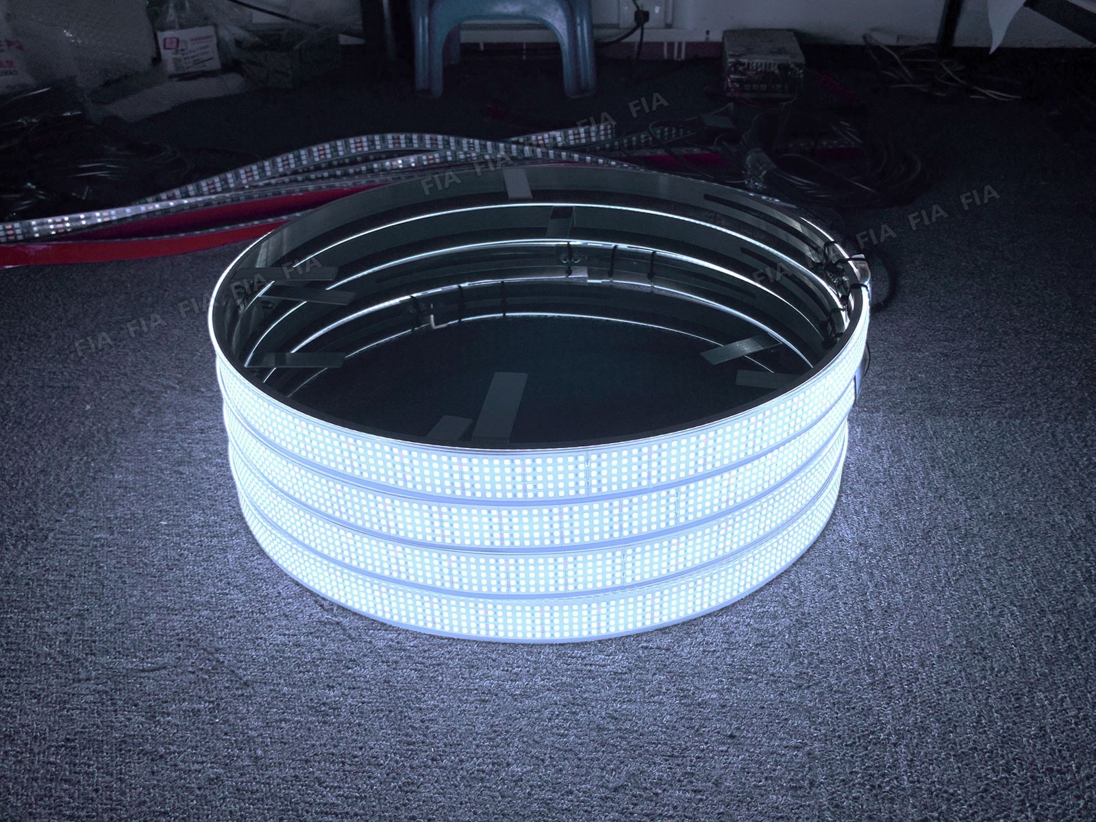 2/3/4/5 Row High-density Pure White 15.5“ ~ 17.5“ LED Truck Wheel Rim Lights