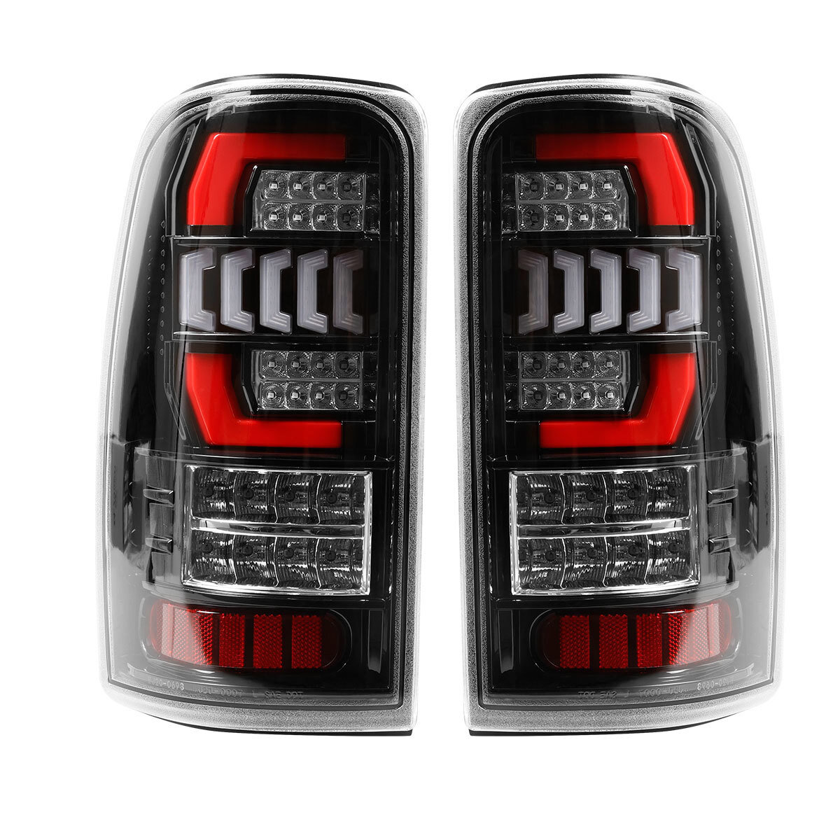 For 2000-2006 Chevy Suburban Tahoe GMC Yukon LED Tail Lights Lamps 00-06 Clear