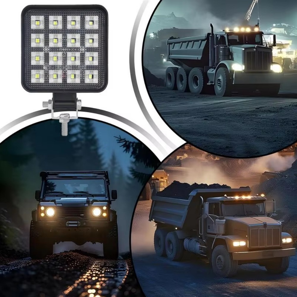 Fog Lamp LED Work Light 16 LED Array Aluminum Housing Off-road Driving