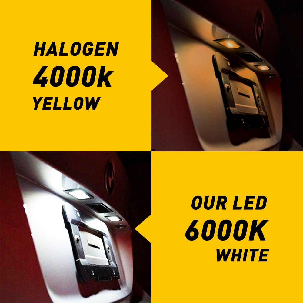 LED License Plate Light Error Free For BMW 135i 325i 328i 335i 528i 535i X3 X5