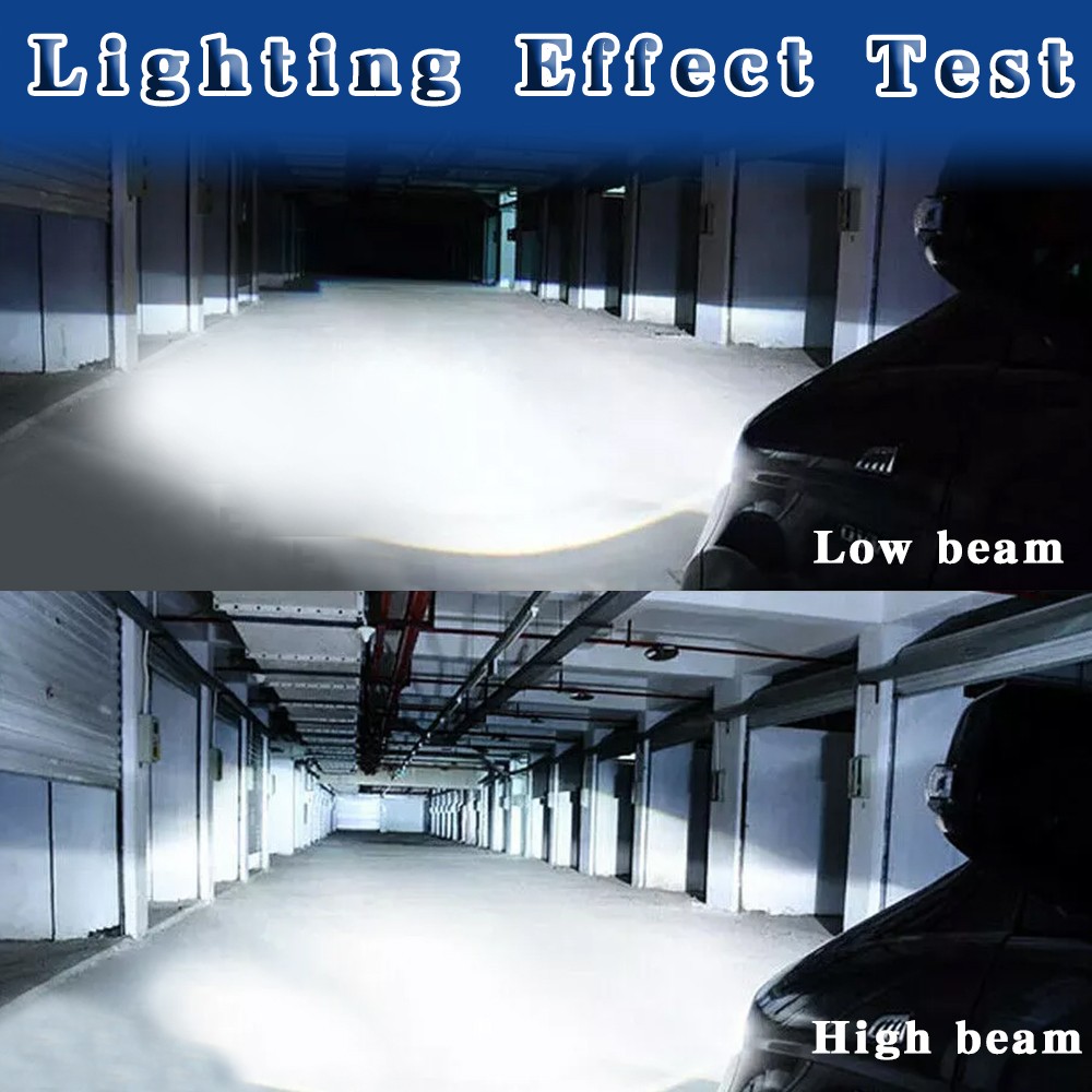 2X 9005 HB3 LED Headlight kit HB3 200W 8000LM High Low Beam 6000K White Bulb HID