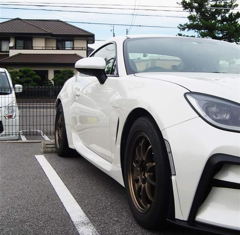 OE-Spec Clear Lens White LED Bumper Side Marker Lights For 2022+ BRZ Toyota GR86