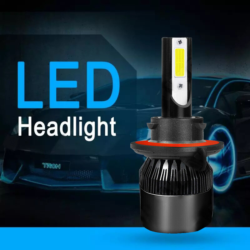 For Chrysler Aspen 2007-2009 Combo 9008 H13 9145 LED Headlight Fog Light 4 Bulbs