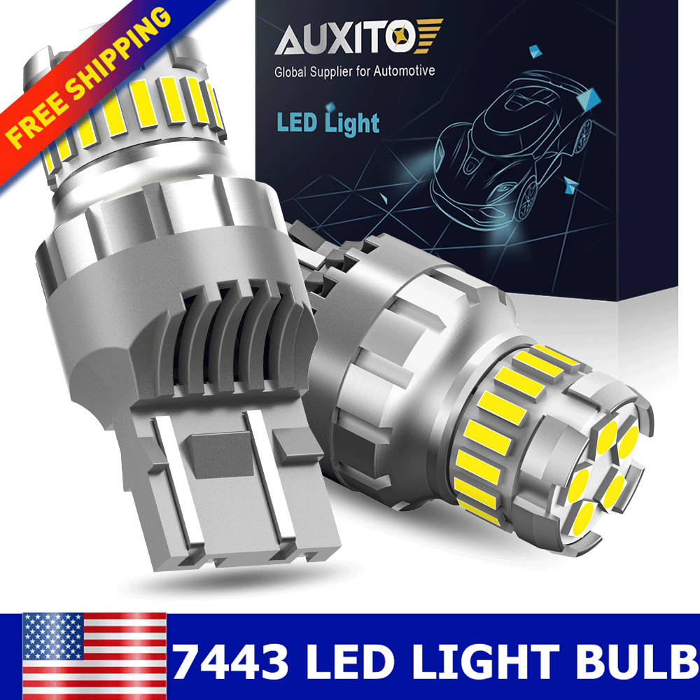 AUXITO 7443 7444 7440 LED Backup Reverse Light Bulb Bright 6500K White Canbus 2X