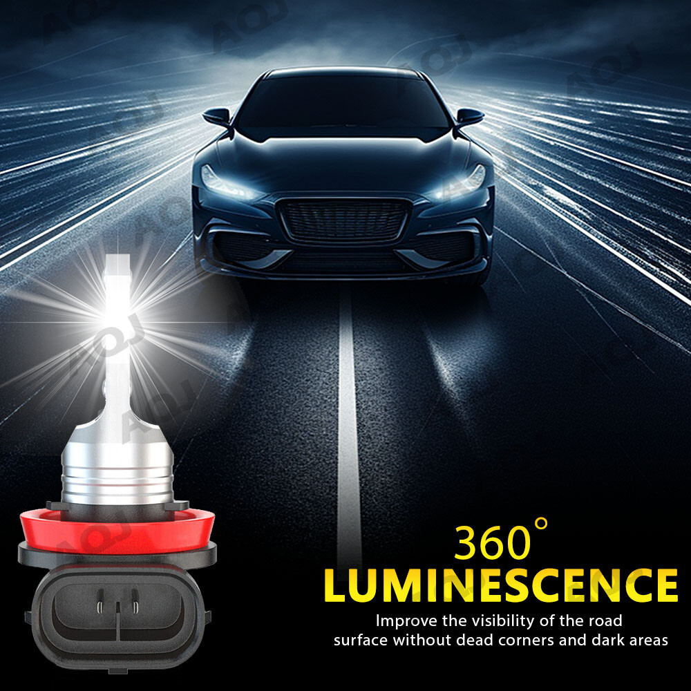 For Mercedes-Benz E550 2008-2013 6X Bulbs LED Headlights Hi/Low Beam+Fog Lights