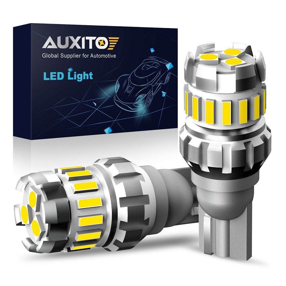 AUXITO 921 912 T15 LED Reverse Backup Light Bulb 2400LM 6500K Super Bright 2FC