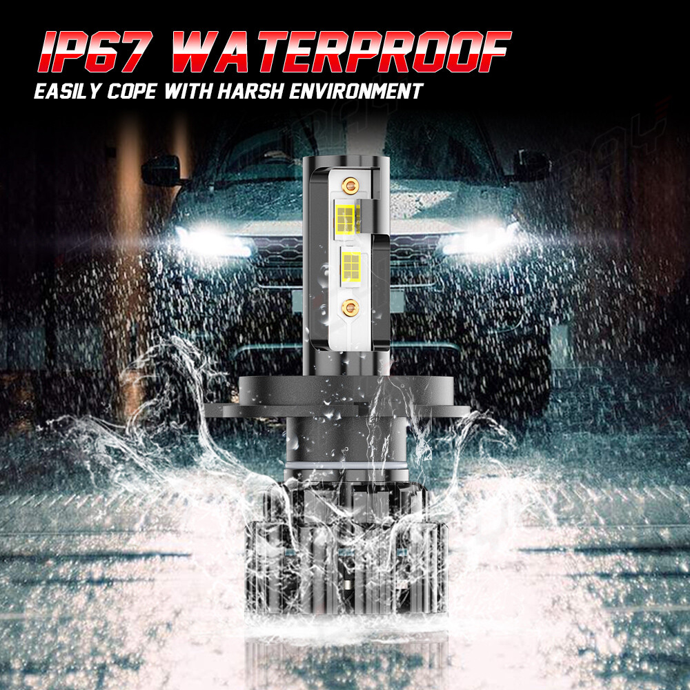 H4 9003-HB2 40W Xenon LED Headlight High Low Dual Beam Light Bulbs Lamps