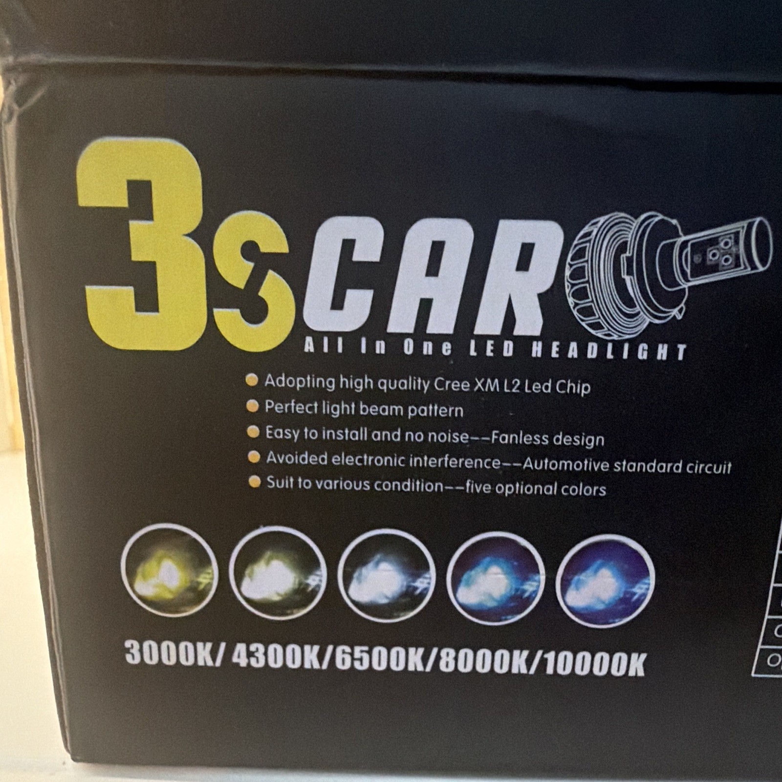3S Car All In One Headlight Kit H4