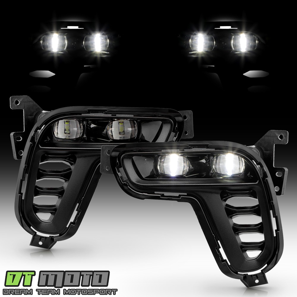 For 2021-2025 Dodoge Durango LED Bumper Fog Lights Driving Lamps w/ Switch Pair