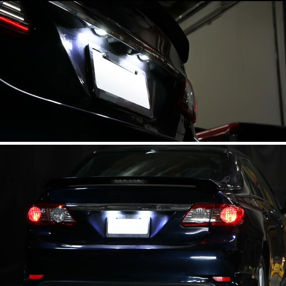 LED License Plate Light Super Lamp Bright For Toyota Sienna Corolla Scion XB XD