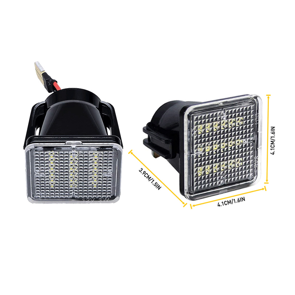 For TOYOTA Tacoma 2016-2021 2x LED White License Plate Light