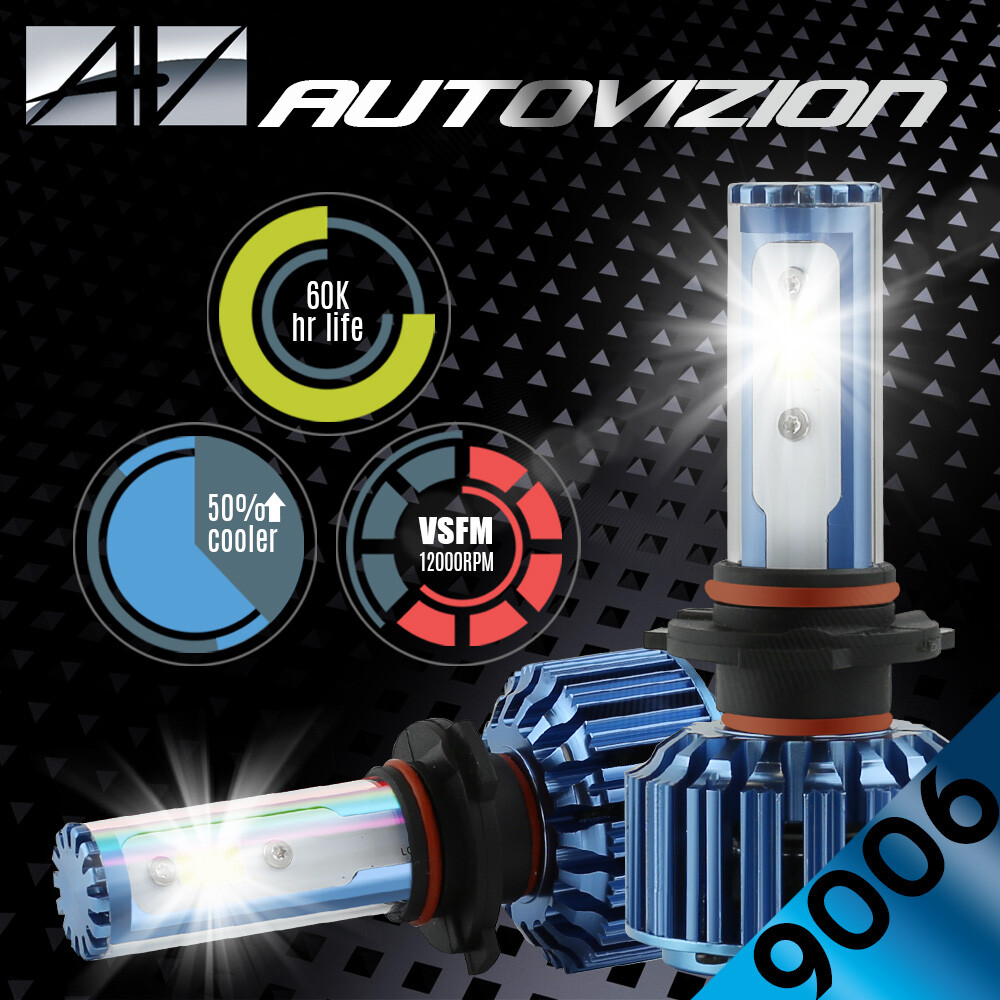 White 9006 HB4 HB4U LED 6500K Low Beam Bulb 252W 25200LM Headlight Kit Cree