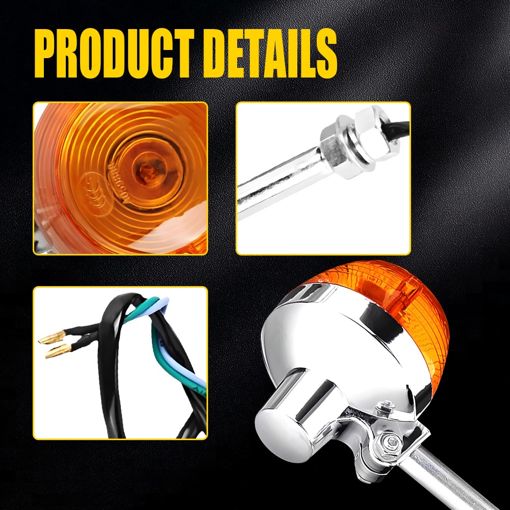 Motorcycle Turn Signal Light For Yamaha Bolt XVS950 V Star 250 650 Tourer 4-20X