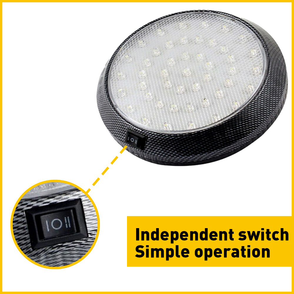 46-LED Car Vehicle Interior Indoor Roof Ceiling Dome Light White Lamp Universal