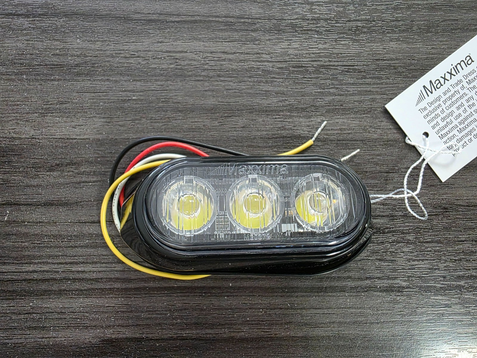 Maxxima LED M20372WCL White Light/Clear Lens w/ Adj. Flash Pattern