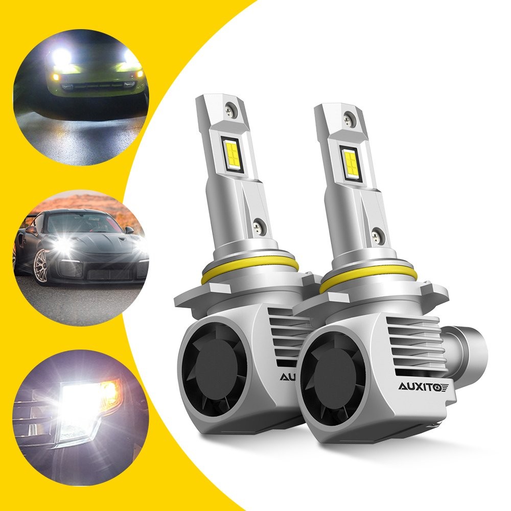 AUXITO 9012 HIR2 LED Headlight Bulb High Low White Super Bright Beam 80000LM Q16